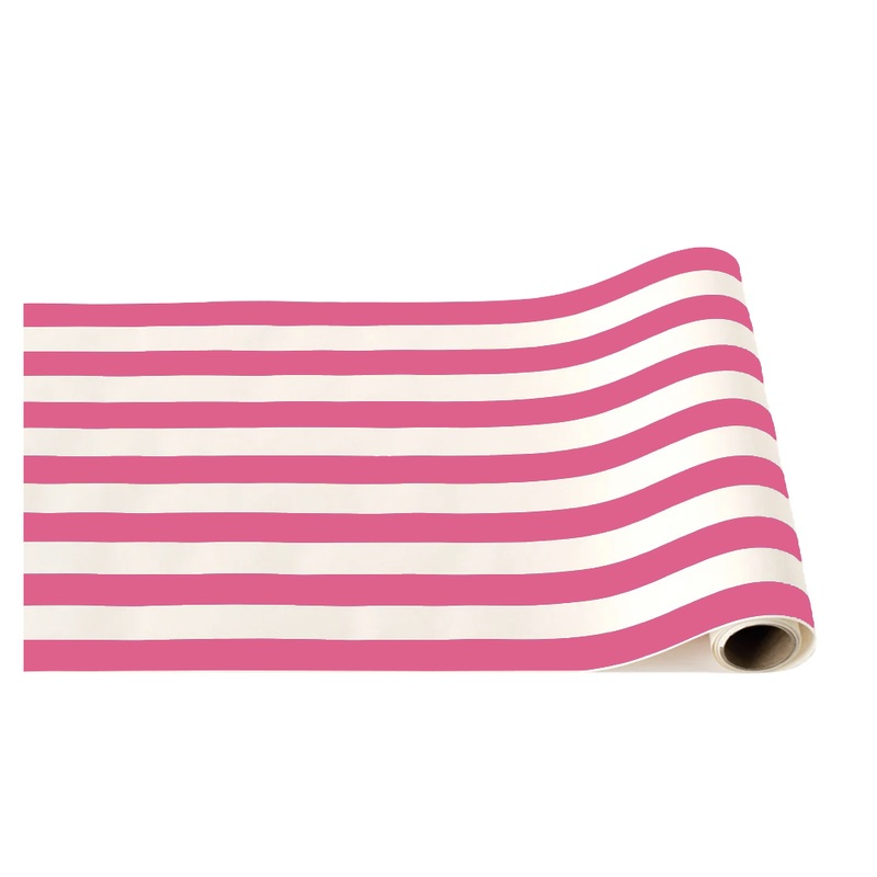 HAUTE PINK SIGNATURE CABANA STRIPE TABLE RUNNER