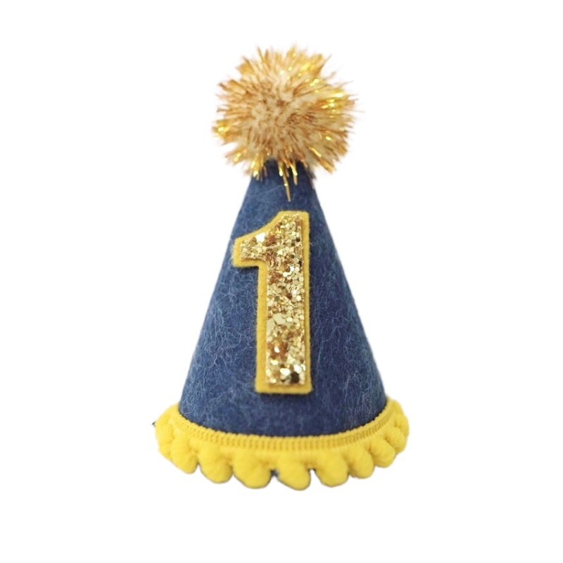 MINI BLUE BIRTHDAY HAT