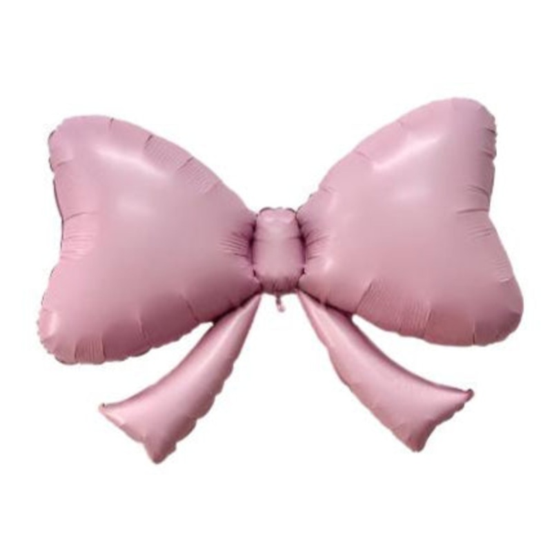 PINK BOW FOIL BALLOON