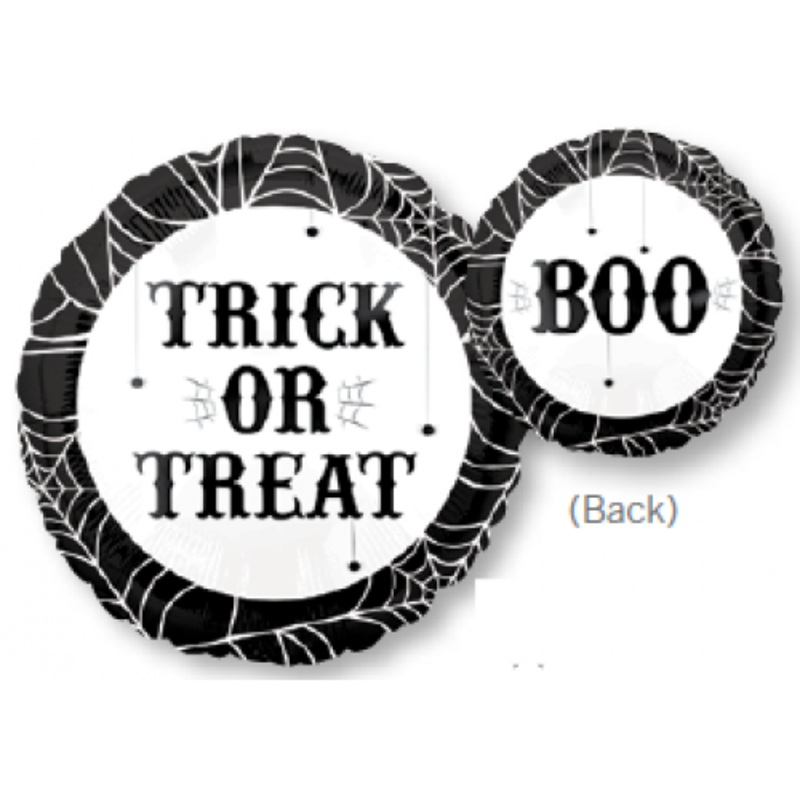 SPIDER WEB TRICK OR TREAT BALLOON