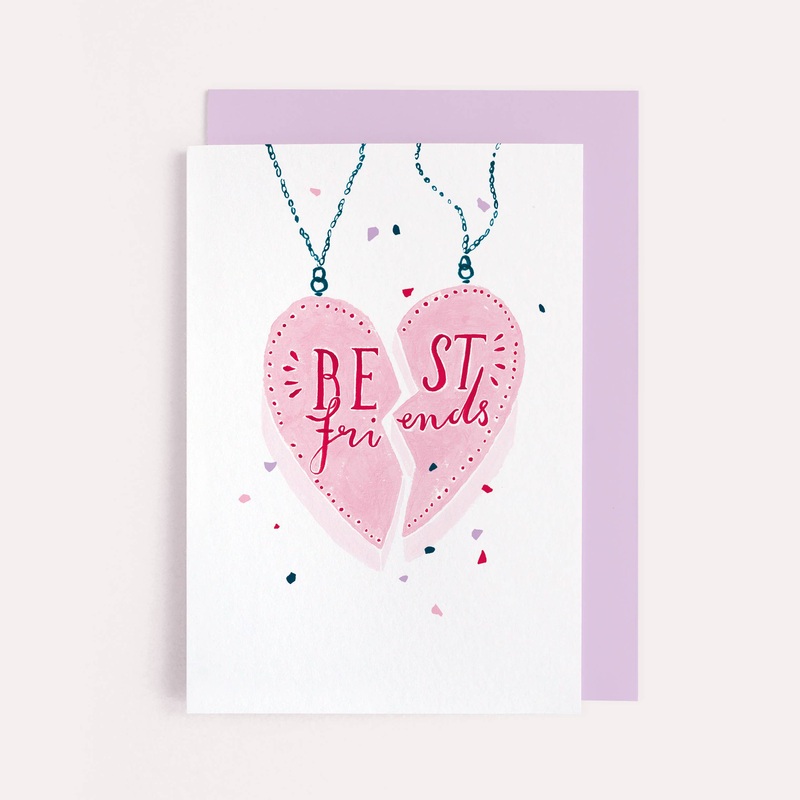 BEST FRIENDS NECKLACE CARD