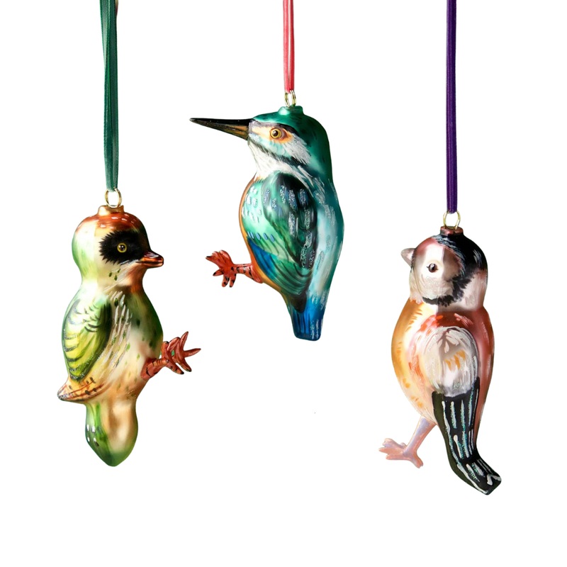 BIRD GLASS ORNAMENT BY GLITTERVILLE