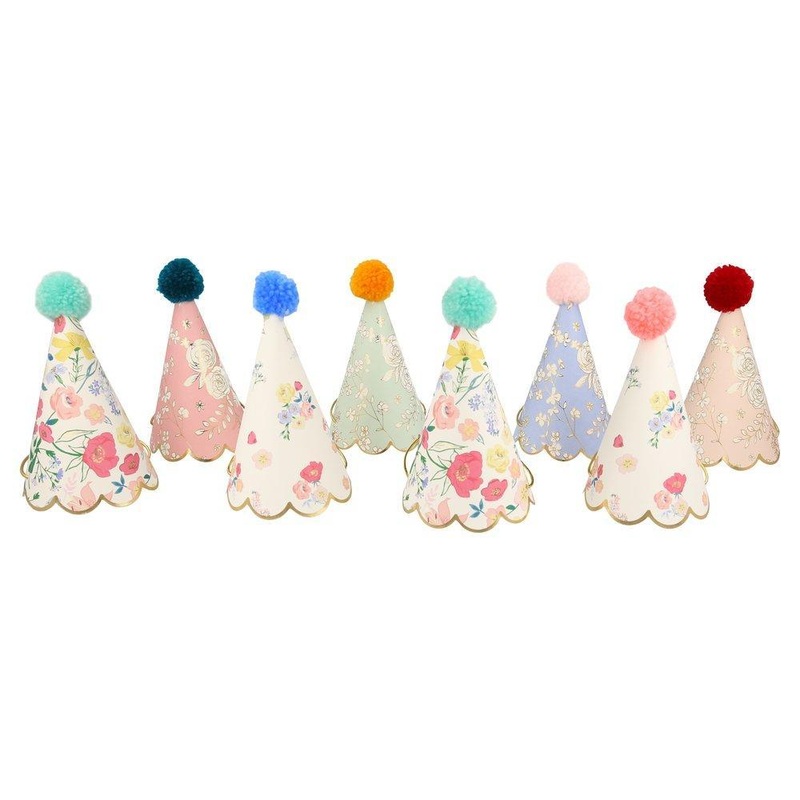 ENGLISH GARDEN BIRTHDAY PARTY HATS