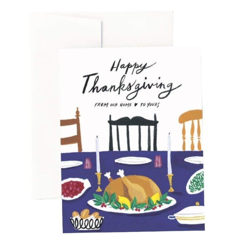 HAPPY THANKSGIVING TABLE CARD