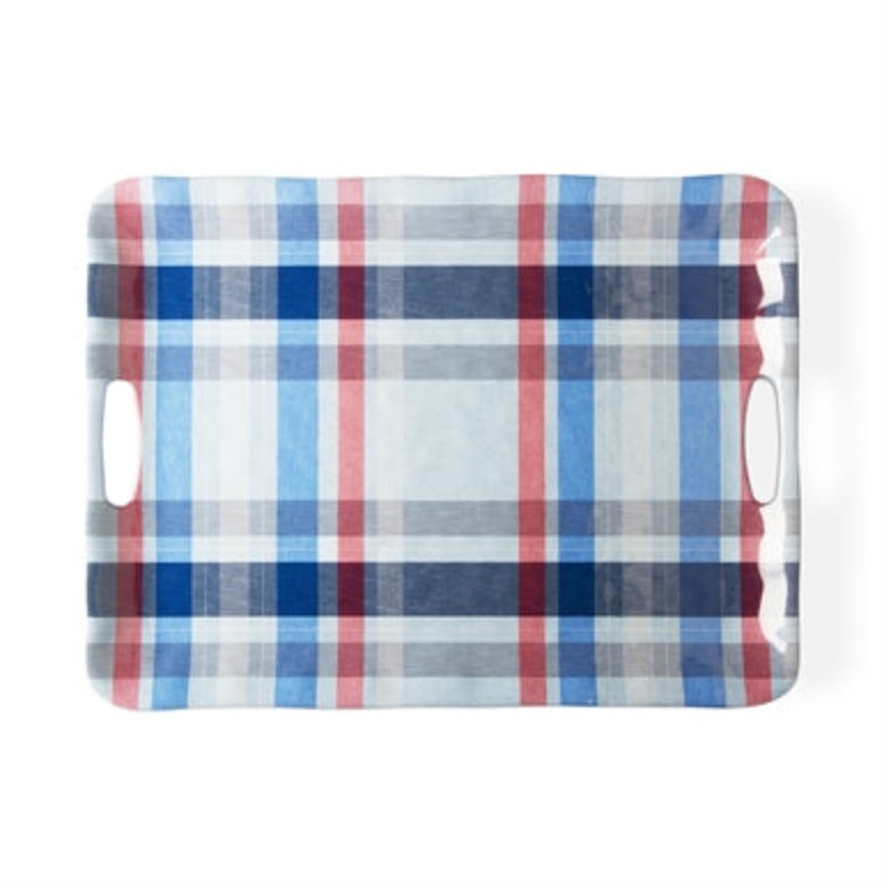 JACKSON MELAMINE TRAY WITH HANDLES