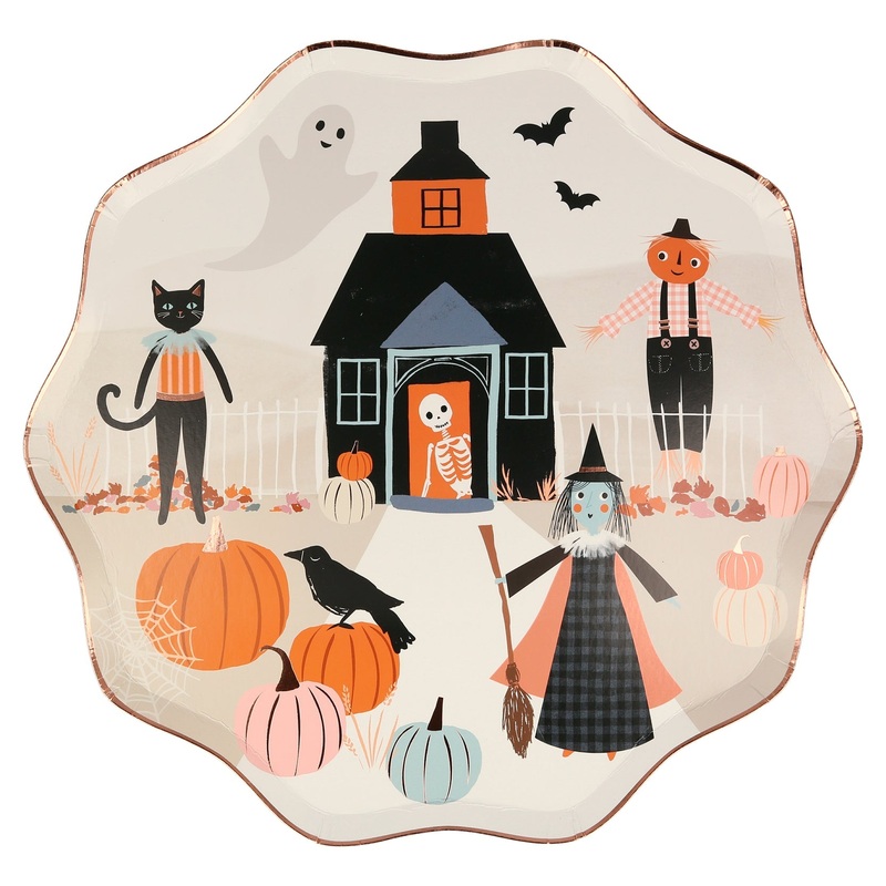 PUMPKIN PATCH PAPER PARTY PLATES
