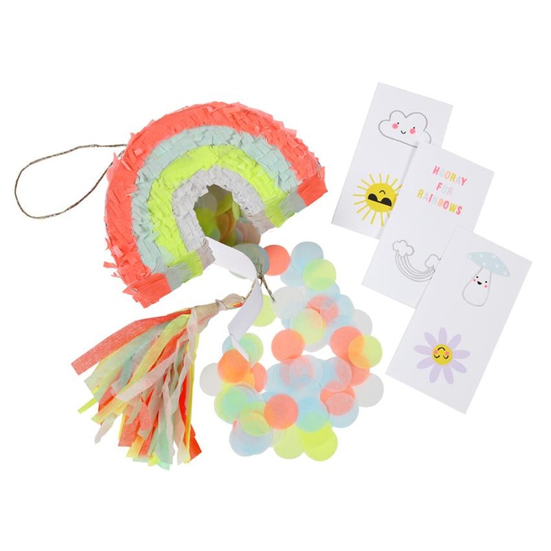 RAINBOW MINI PIATA PARTY FAVORS