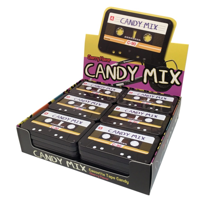 CANDY MIX CASSETTE TIN