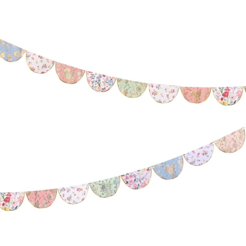 ENGLISH GARDEN SCALLOP GARLAND DECORATION