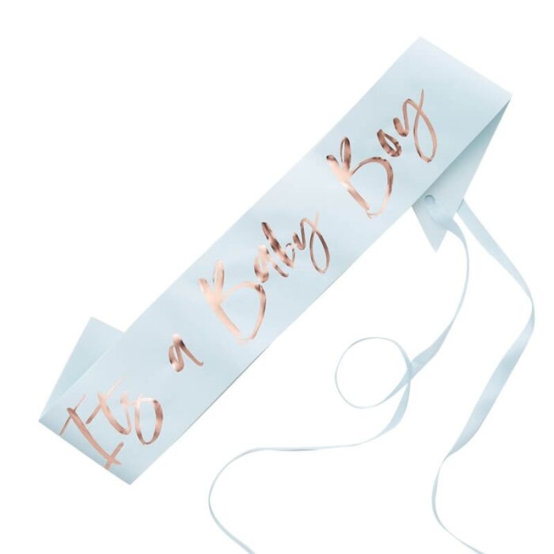 IT'S A BABY BOY BABY SHOWER SASH