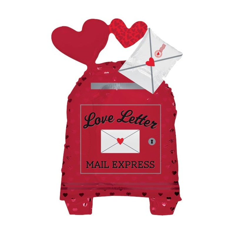 LOVE LETTERS MAILBOX BALLOON