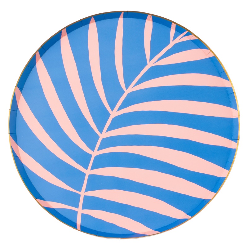 LUAU PALM LARGE PLATES