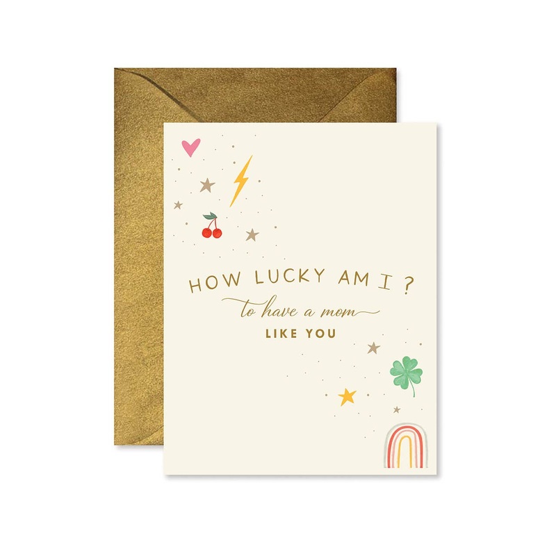 LUCKY MOM GREETING CARD