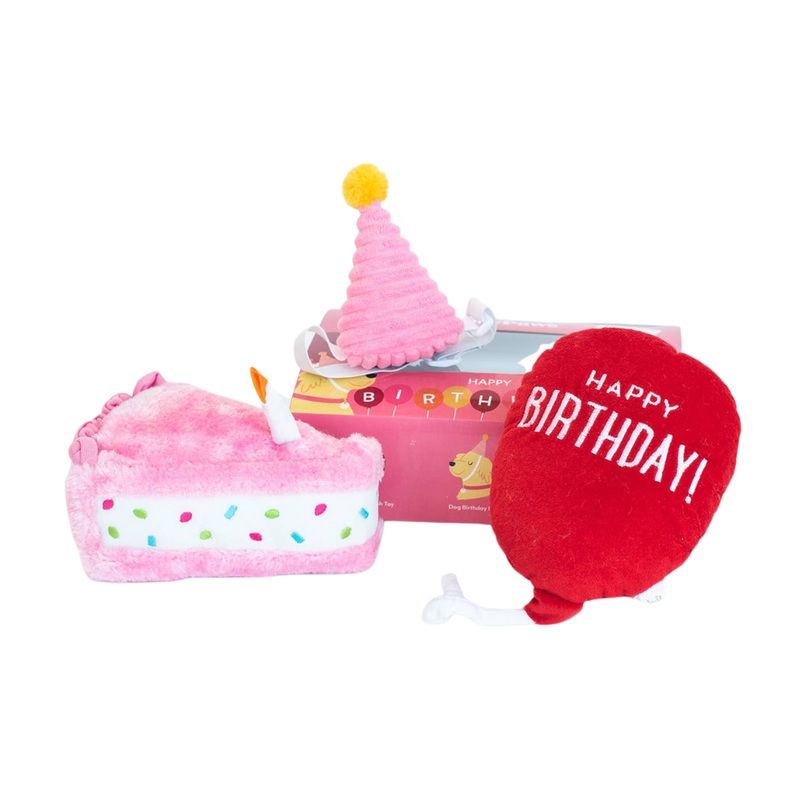 PINK PUP BIRTHDAY BOX