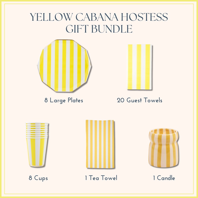 YELLOW CABANA HOSTESS GIFT BUNDLE