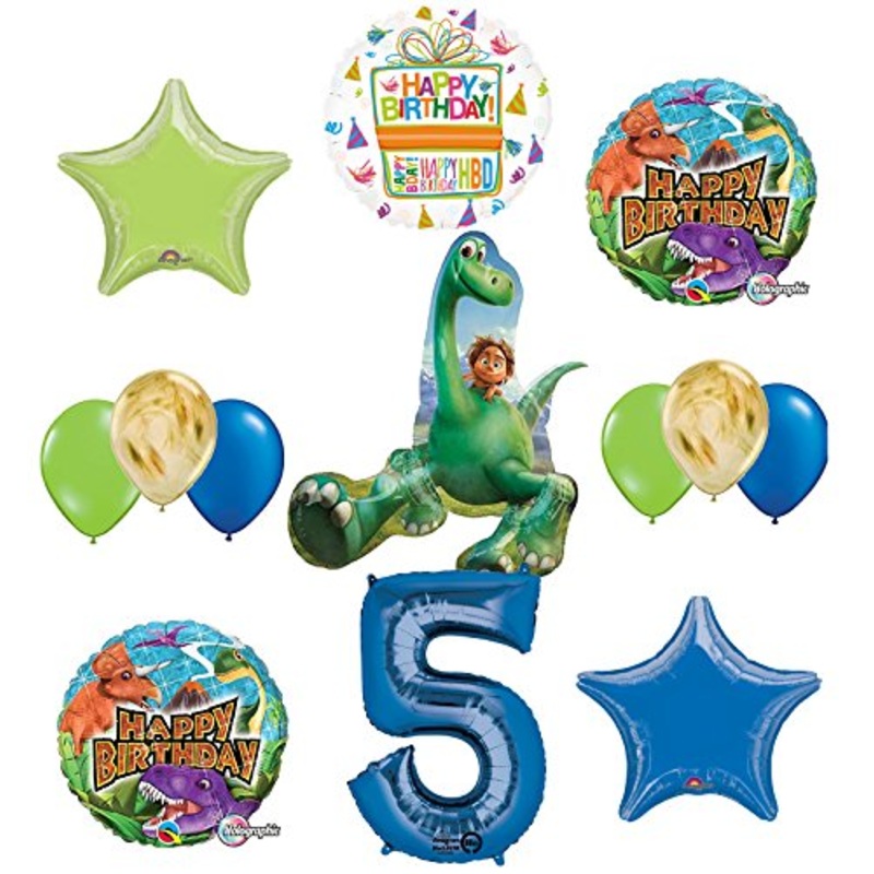 Arlo and Spot The Good Dinosaur 5th Birthday Party Supplies and Balloon Decorations