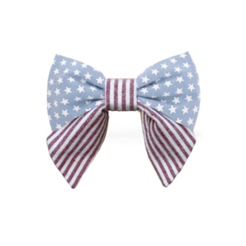 PATRIOTIC DOG BOW