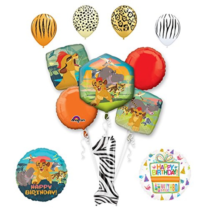 Lion Guard Party Supplies 1st Birthday Balloon Bouquet Decorations