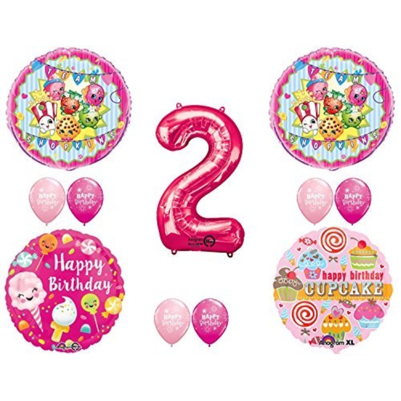 SHOPKINS 2nd BIRTHDAY PARTY Balloons Decorations Supplies kit