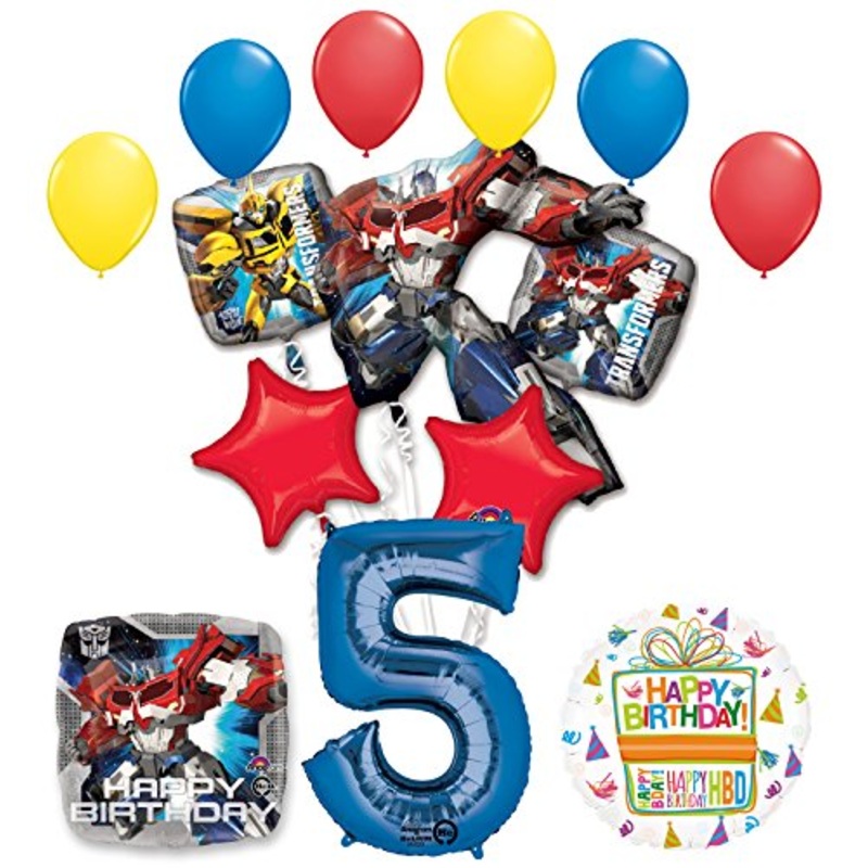 The Ultimate Transformers 5th Birthday Party Supplies and Balloon Decorations