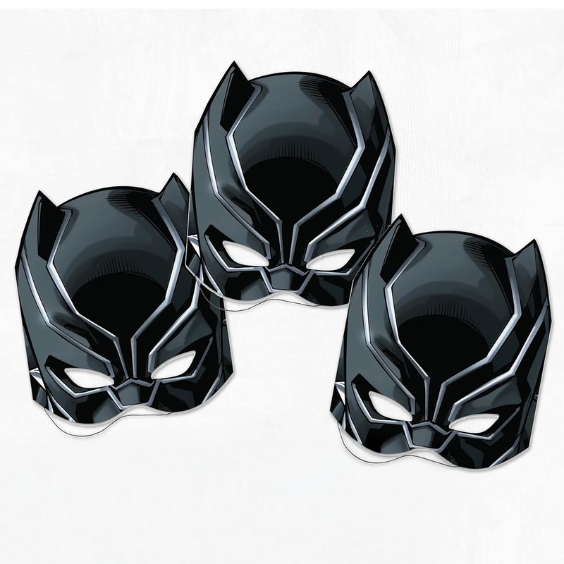 Black Panther Masks  8 Count