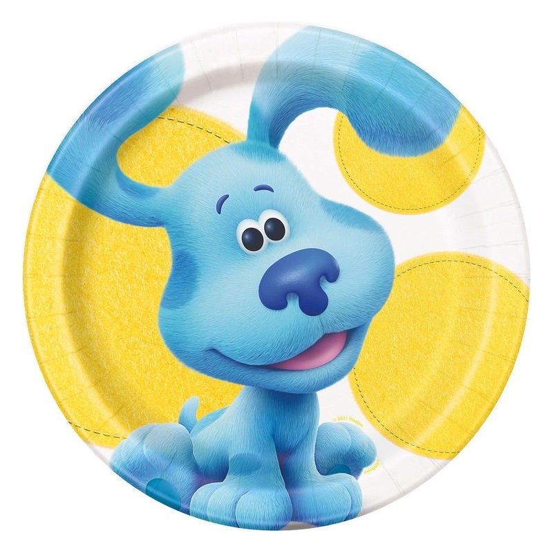 Blue's Clues Round Dinner Plates 9" - 8ct