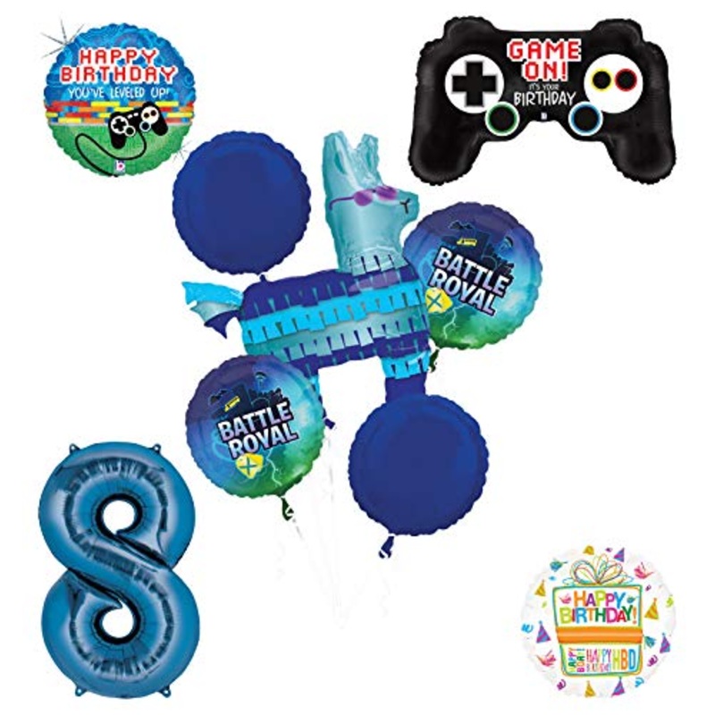 Mayflower Products Battle Royal 8th Birthday Party Supplies Balloons Bouquet Decorations