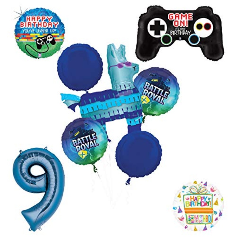 Mayflower Products Battle Royal 9th Birthday Party Supplies Balloons Bouquet Decorations