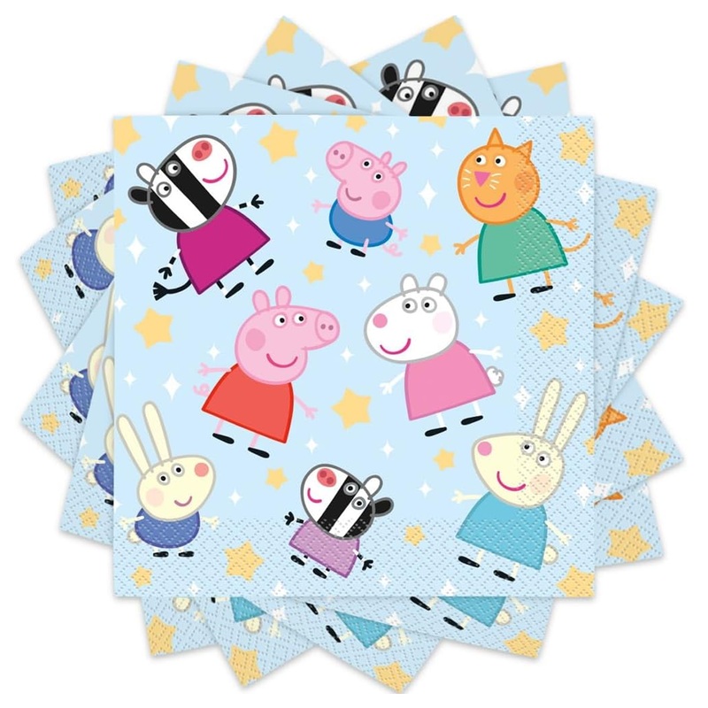 Peppa Pig Luncheon Napkins 16 Ct