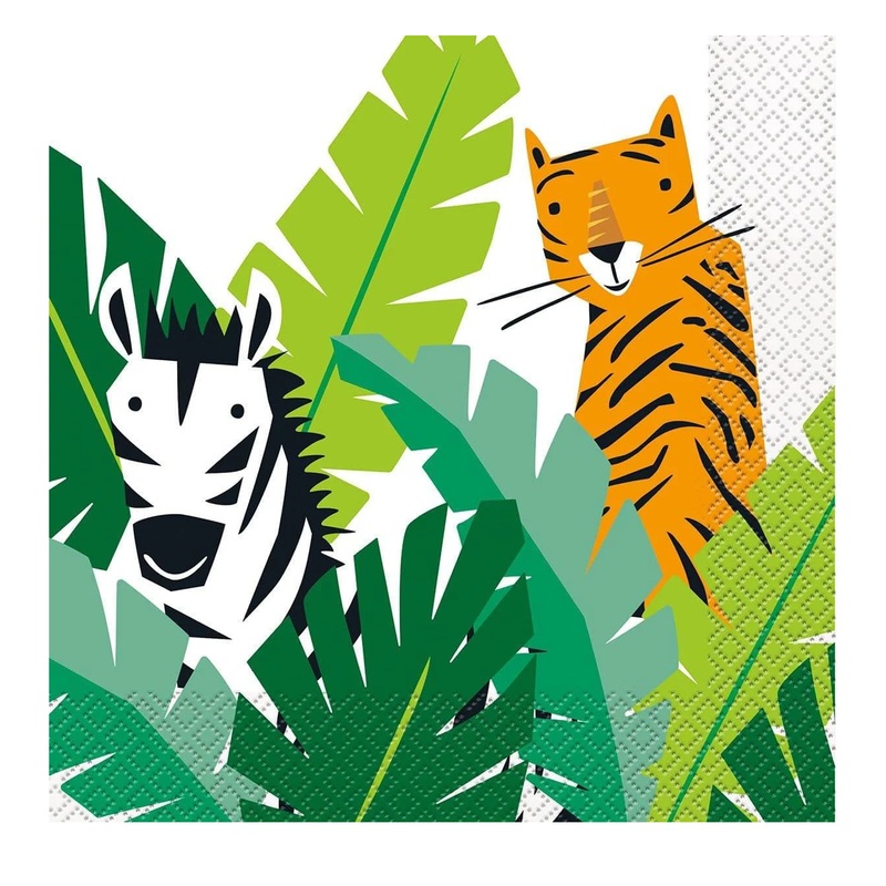 Animal Safari Luncheon Napkins, 16ct