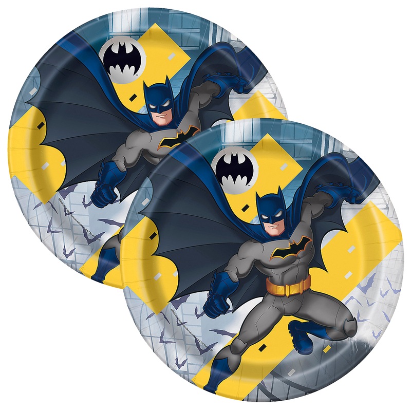 Batman Party Paper Dinner Plates - 8 Ct.