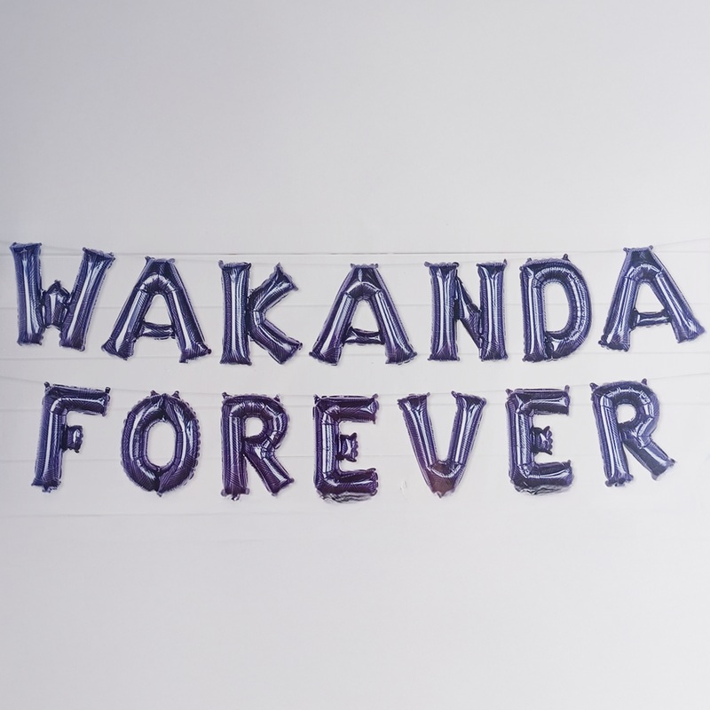 Black Panther: Wakanda Forever Foil Balloon Set  16 ft