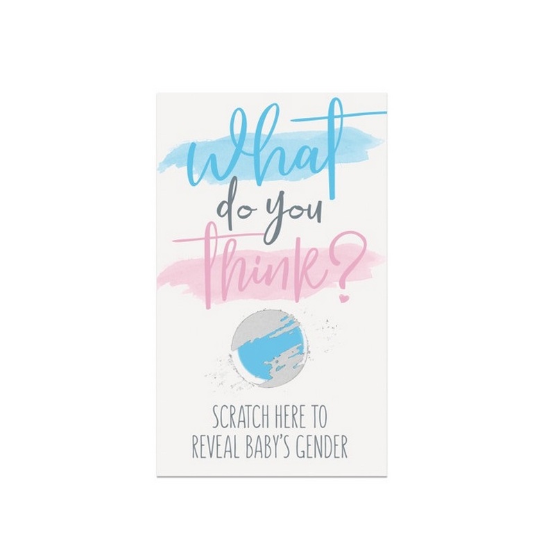 Boy Gender Reveal Party Scratch-off, 10 Ct