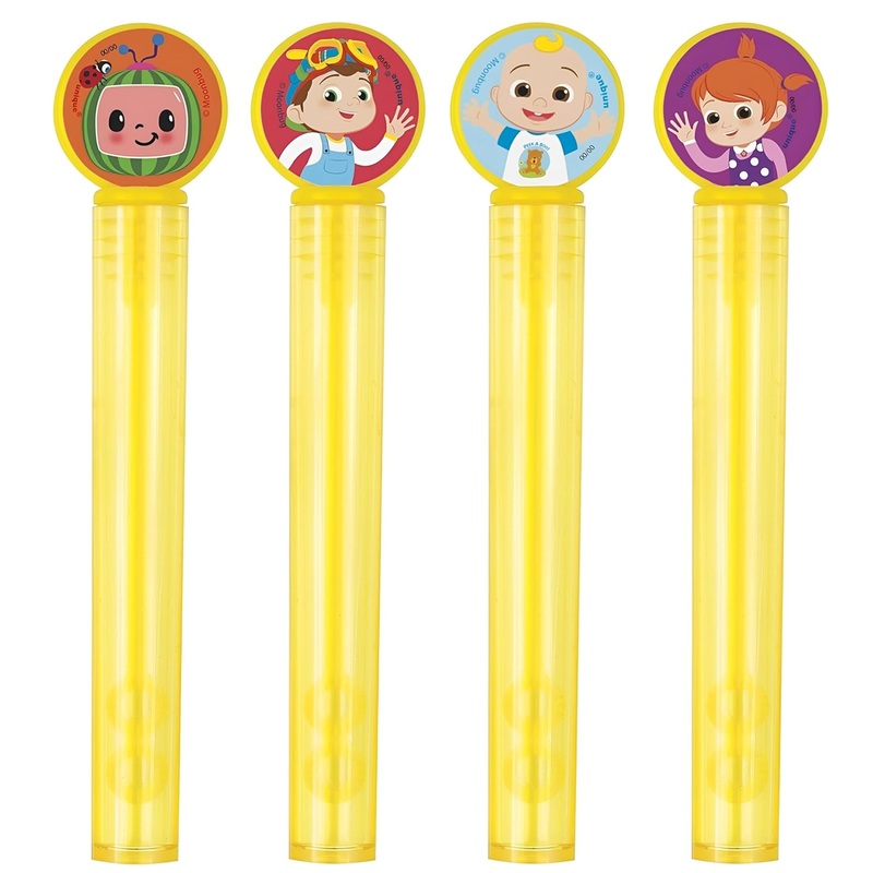 Cocomelon Bubble Tubes & Wands 4 ct