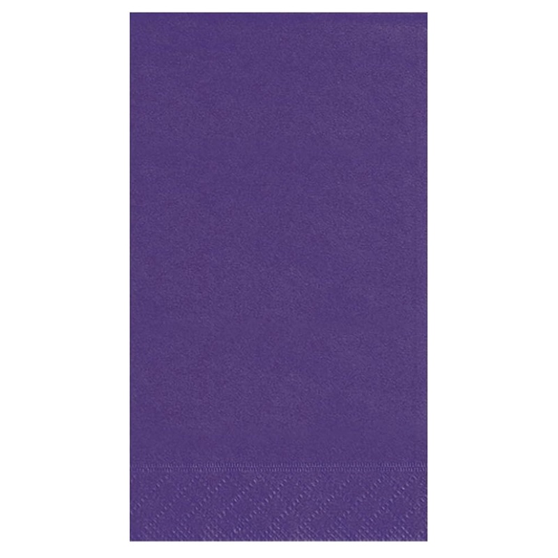 Deep Purple Solid Guest Towels, 20ct