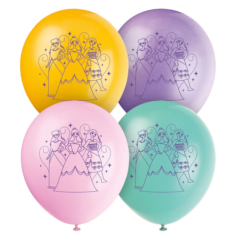 Disney Princess Latex Balloons 12" - 8 ct
