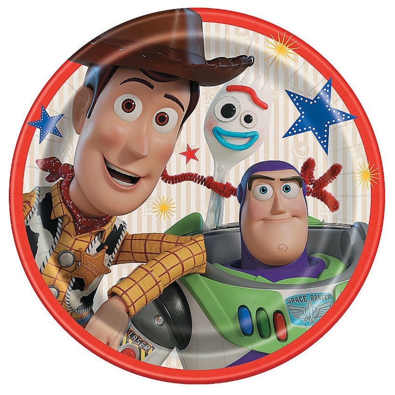 Disney Toy Story 4 Paper Dinner Plates - 8 Ct