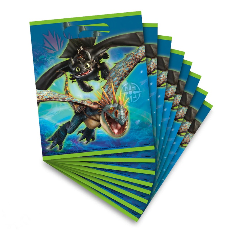 How to Train Your Dragon Loot Bags 8 ct