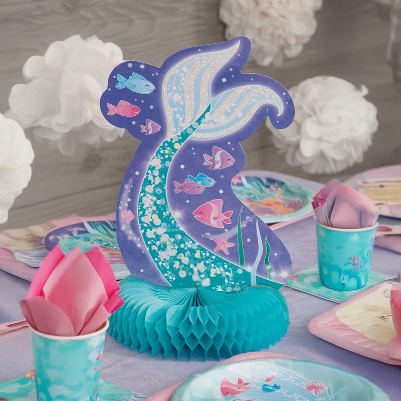 Mermaid Honeycomb Centerpiece, 14"