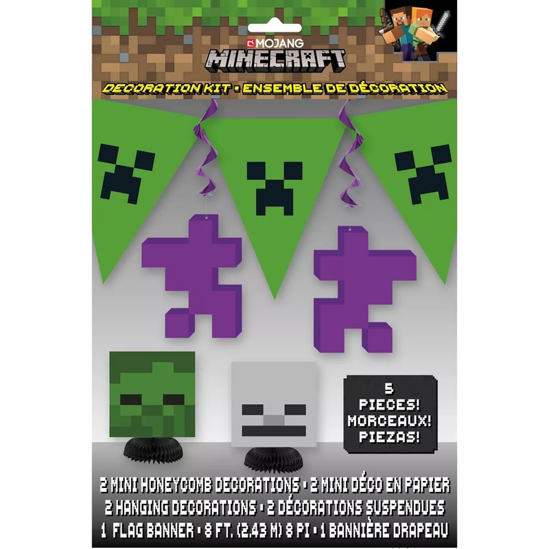 Minecraft Decoration Kit 5 pc