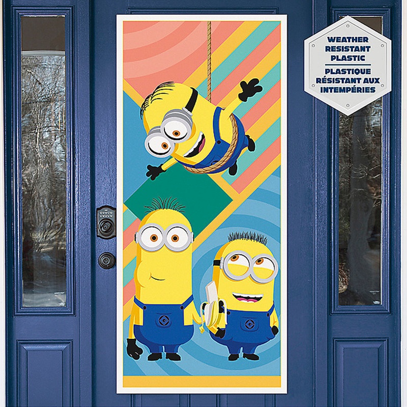 Minions Despicable Me Plastic Door Cover 27" x 5 ft