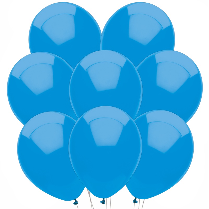 Ocean Blue Latex Balloons 12" 8 ct