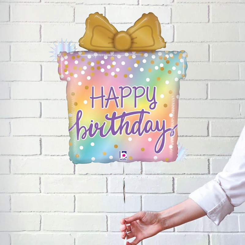Opal Birthday Present foil ballon 27
