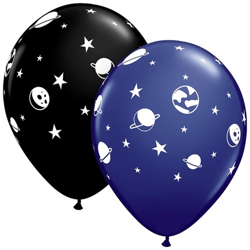 Outer Space Fun Latex Balloon 11, 8 ct