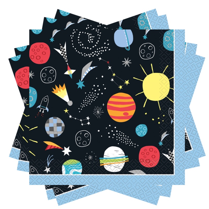Outer Space Luncheon Napkins, 16ct
