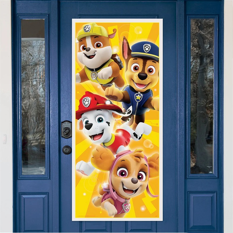 Paw Patrol Door Multicolor Poster - 27" x 60"