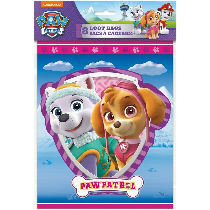 Paw Patrol Skye Girl Loot Bags 8ct