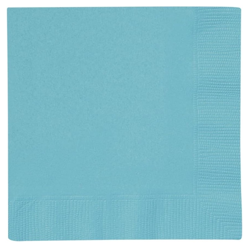 Terrific Teal Solid Luncheon Paper Napkins, 20ct