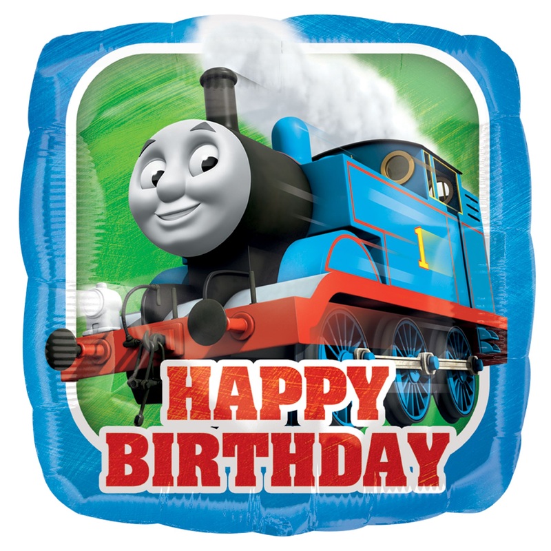 Thomas the Tank Engine Happy Birthday Balloon 18"
