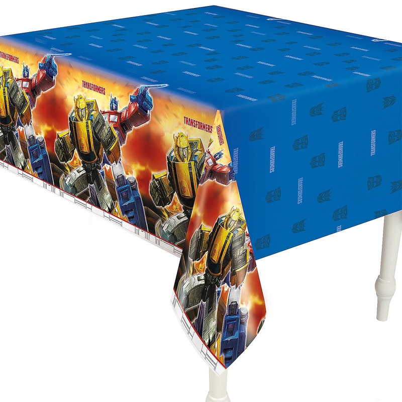 Transformers Optimus Prime & Bumblebee Plastic Tablecloth